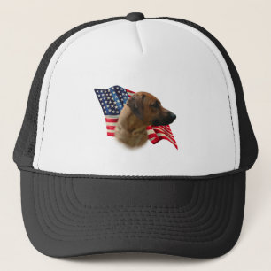 Rhodesian Ridgeback Flag Truckerkappe