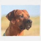RHODESIAN RIDGEBACK FLEECEDECKE (Vorderseite (Horizontal))