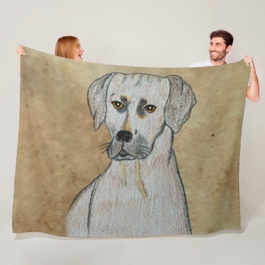 Rhodesian Ridgeback Fleecedecke (Beispiel)
