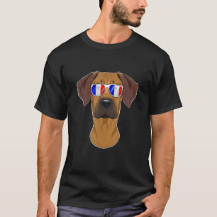 Rhodesian Ridgeback Frankreich Sonnenbrille I Fran T-Shirt