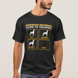 Rhodesian Ridgeback Funny Guide to Training T-Shirt