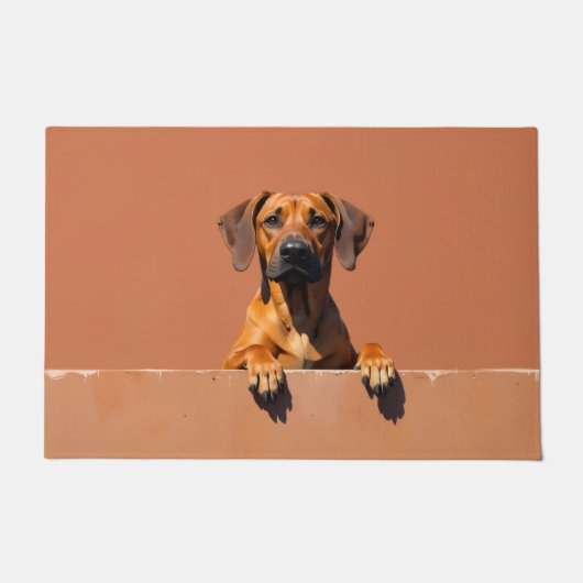 Rhodesian Ridgeback Fußmatten Kunst Fußmatte (Vorderseite)