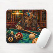 Rhodesian Ridgeback, Geometrisches Mosaik Mousepad (Mit Mouse)