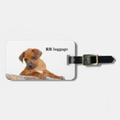 Rhodesian Ridgeback Gepäckanhänger (Vorderseite horizontal)