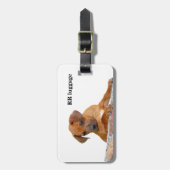 Rhodesian Ridgeback Gepäckanhänger (Vorderseite vertikal)