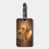 Rhodesian Ridgeback Gepäckanhänger (Rückseite vertikal)