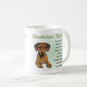 Rhodesian Ridgeback Geschenke Kaffeetasse (VorderseiteRechts)
