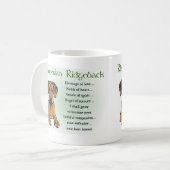 Rhodesian Ridgeback Geschenke Kaffeetasse (Vorderseite Links)
