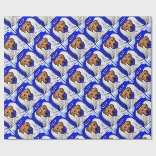 Rhodesian Ridgeback Geschenkpapier (Flach)
