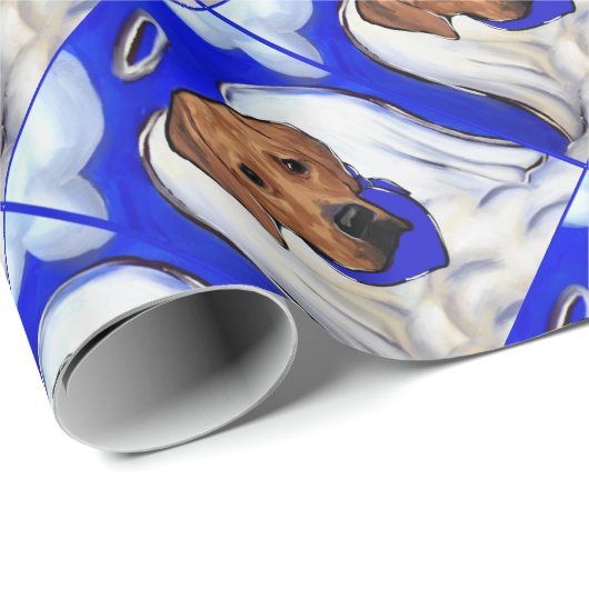 Rhodesian Ridgeback Geschenkpapier (Rolleneckpunkt)