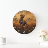 Rhodesian Ridgeback Große Wanduhr (Zuhause)