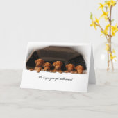 Rhodesian Ridgeback Grußkarte - erhalten Sie gut Karte (Gelbe Blume)