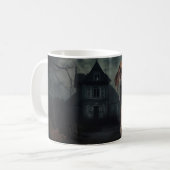 Rhodesian Ridgeback Halloween Beängstigend Kaffeetasse (Vorderseite Links)