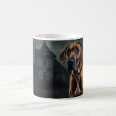 Rhodesian Ridgeback Halloween Beängstigend Kaffeetasse (Mittel)