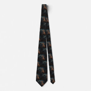 Rhodesian Ridgeback Halloween Gruselig Krawatte