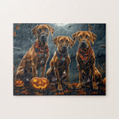 Rhodesian Ridgeback Halloween Spooky Puzzle (Horizontal)