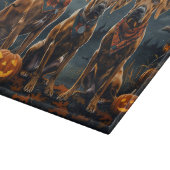 Rhodesian Ridgeback Halloween Spooky Schneidebrett (Ecke)