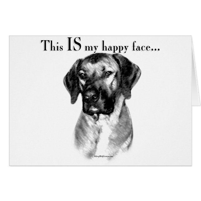 Rhodesian Ridgeback Happy Face (Vorderseite (Horizontal))