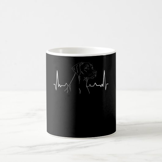 Rhodesian Ridgeback Heartbeat Kaffeetasse (Mittel)
