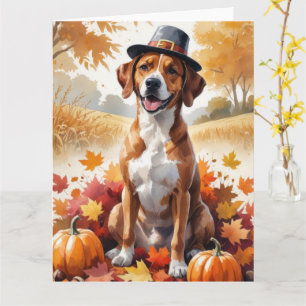 Rhodesian Ridgeback Herbst Erntedank Art Karte