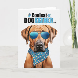 Rhodesian Ridgeback Hund Coolster Vater Vatertag Feiertagskarte
