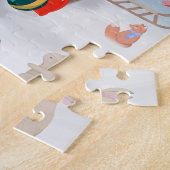 Rhodesian Ridgeback Hund in Schnee Weihnachtsgesch Puzzle (Seite)