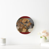RHODESIAN RIDGEBACK Hunde Rasse Haustier Runde Wanduhr (Zuhause)