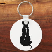 Rhodesian Ridgeback Hunde Spinne Schlüsselanhänger (Vorderseite)