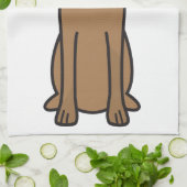 Rhodesian Ridgeback HundeCartoon Geschirrtuch (Gefaltet)