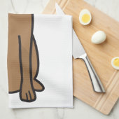 Rhodesian Ridgeback HundeCartoon Geschirrtuch (Viertel Falte)