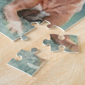 Rhodesian Ridgeback Hundecollage Puzzle (Seite)