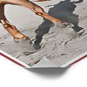 Rhodesian Ridgeback Illustration Poster (Ecke)