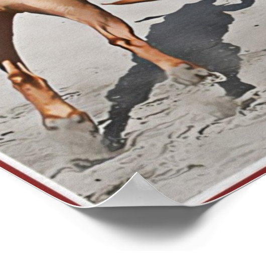 Rhodesian Ridgeback Illustration Poster (Ecke)