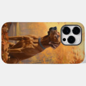 Rhodesian Ridgeback im Herbstfall Inspiriert Case-Mate iPhone Hülle (Rückseite (Horizontal))