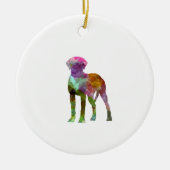 Rhodesian Ridgeback im Watercolor Keramikornament (Vorne)
