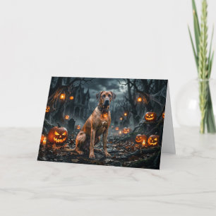 Rhodesian Ridgeback in der Gruft-Karte Karte