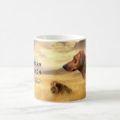 Rhodesian Ridgeback in der Savanne Einzigartiger T Kaffeetasse (Mittel)