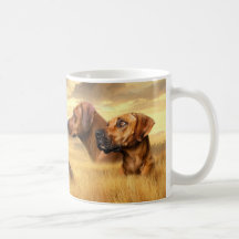 Rhodesian Ridgeback in der Savanne Einzigartiger T