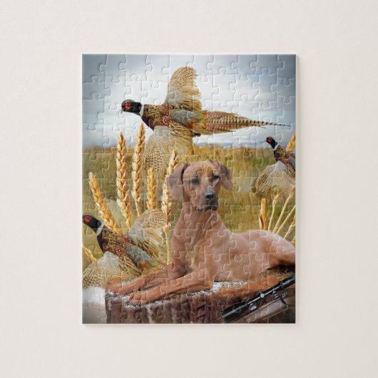 Rhodesian Ridgeback Jagden Puzzle (Vertikal)