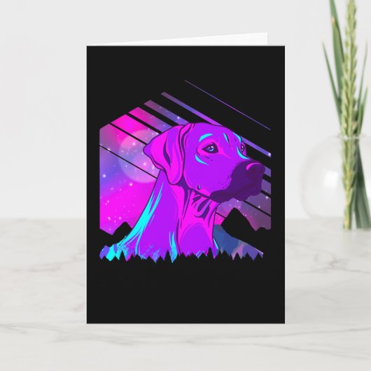 Rhodesian Ridgeback Karte (Vorderseite)