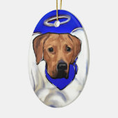 Rhodesian Ridgeback Keramikornament (Links)