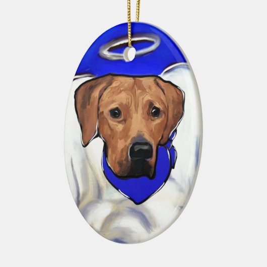 Rhodesian Ridgeback Keramikornament (Links)