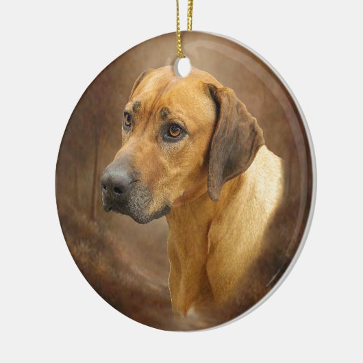 Rhodesian Ridgeback Keramikornament (Links)