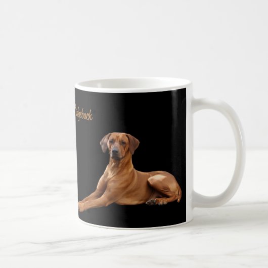 Rhodesian Ridgeback Koffie Mok Kaffeetasse (Rechts)