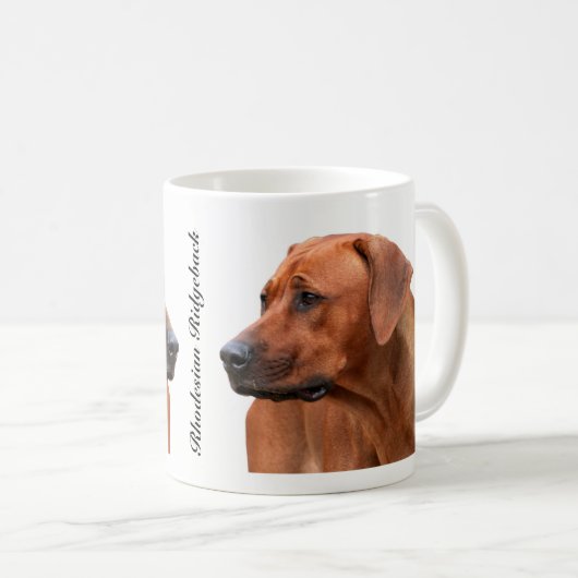 Rhodesian Ridgeback Koffie Mok Kaffeetasse (VorderseiteRechts)