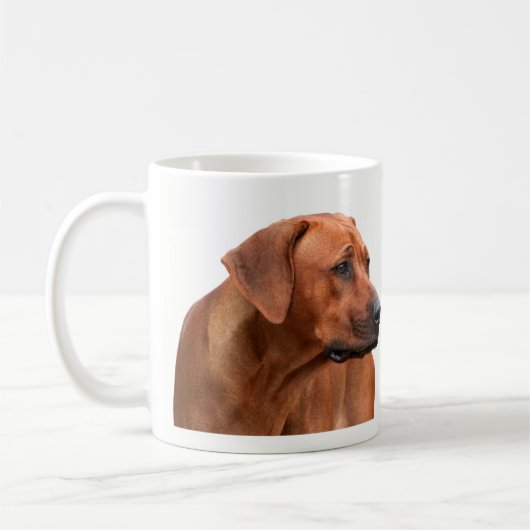 Rhodesian Ridgeback Koffie Mok Kaffeetasse (Links)