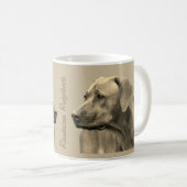 Rhodesian Ridgeback Koffie Mok Kaffeetasse (VorderseiteRechts)
