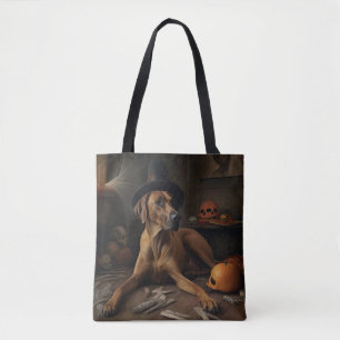 Rhodesian Ridgeback Kürbisse Halloween Gruselig Tasche