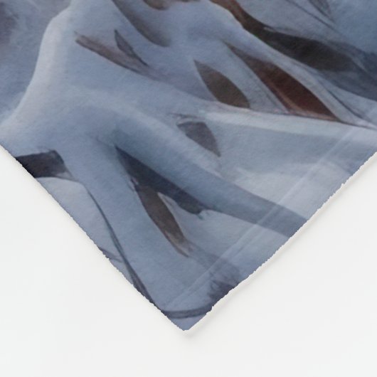 Rhodesian Ridgeback Let It Snow Christmas Fleecedecke (Ecke)