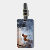 Rhodesian Ridgeback Let It Snow Christmas Gepäckanhänger (Vorderseite vertikal)